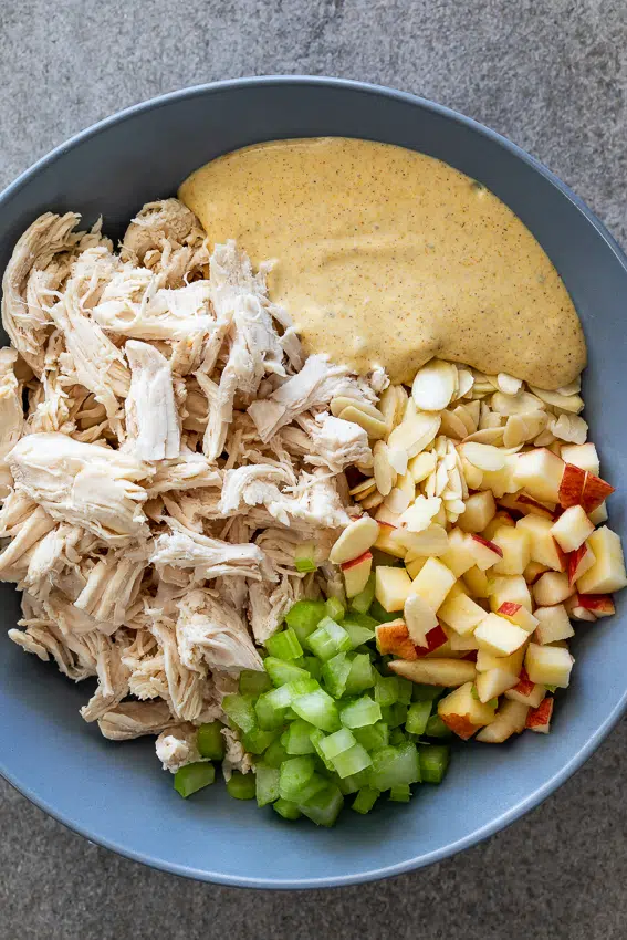 Curried chicken salad sandwiches