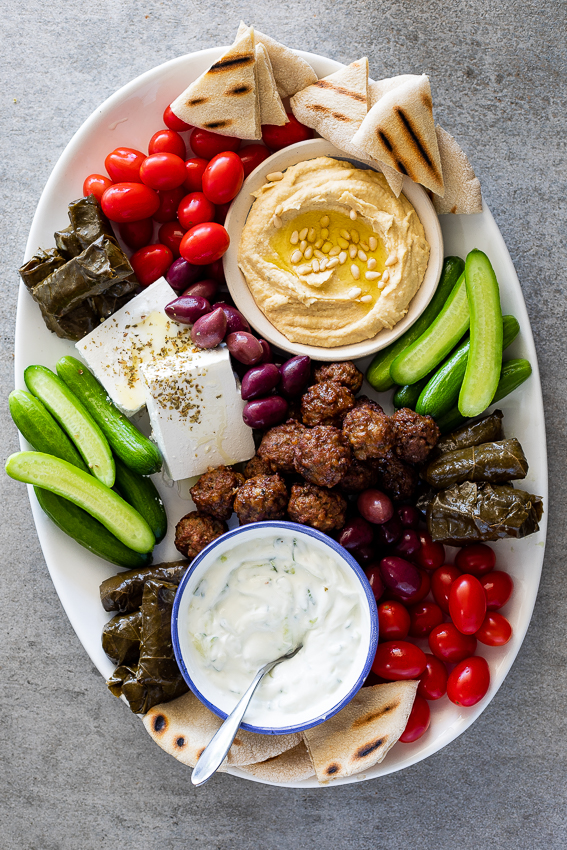 Greek Mezze Platter Simply Delicious