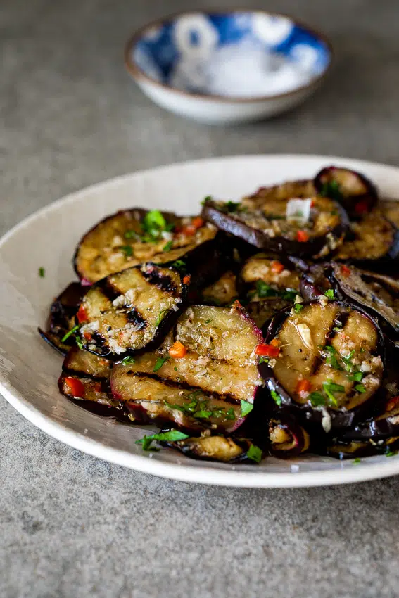 Easy marinated eggplant