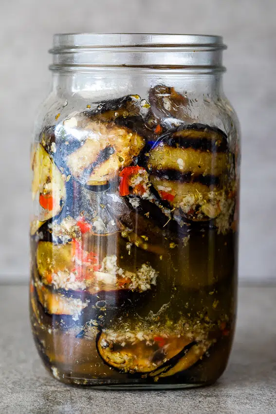 Easy marinated eggplant