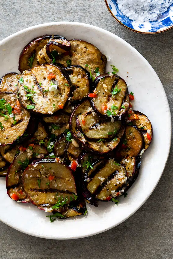 Easy marinated eggplant