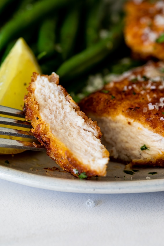Easy Parmesan crusted chicken