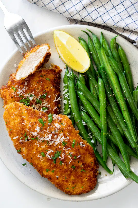 Easy Parmesan crusted chicken
