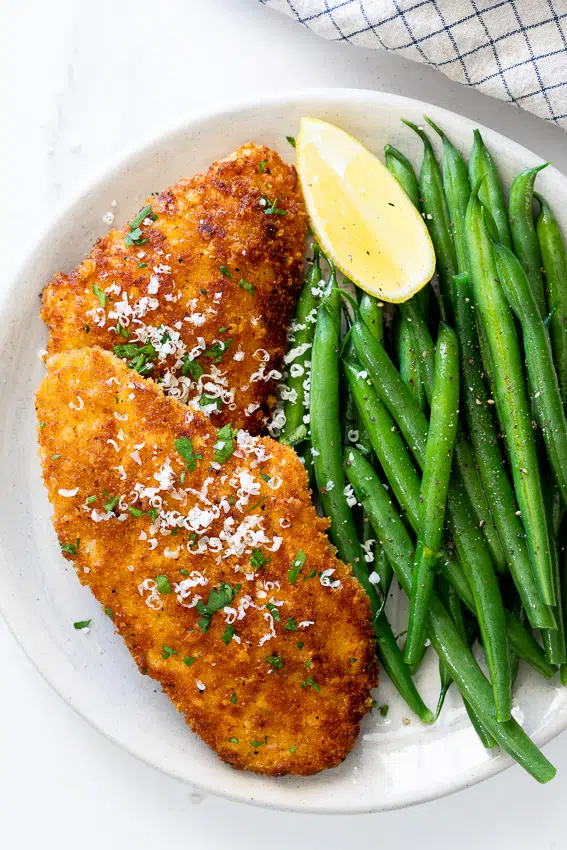 Easy Parmesan crusted chicken
