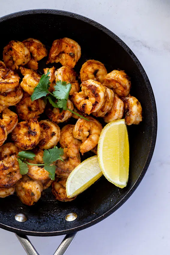 Spicy shrimp for tacos