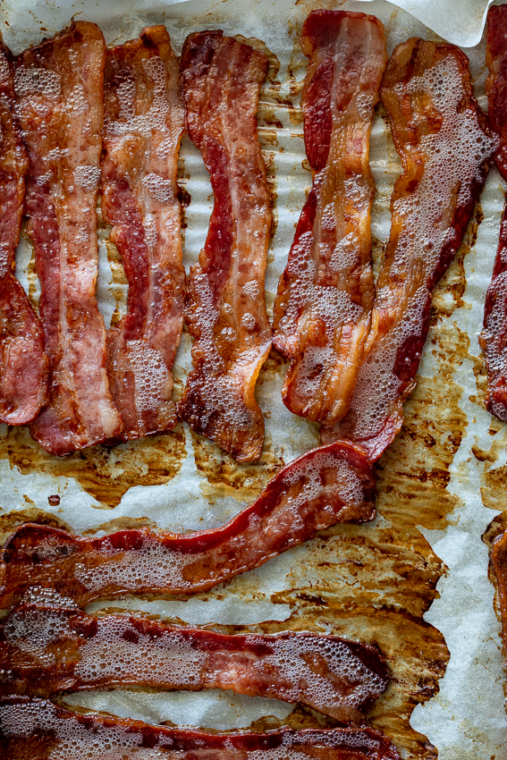 Crispy oven baked bacon