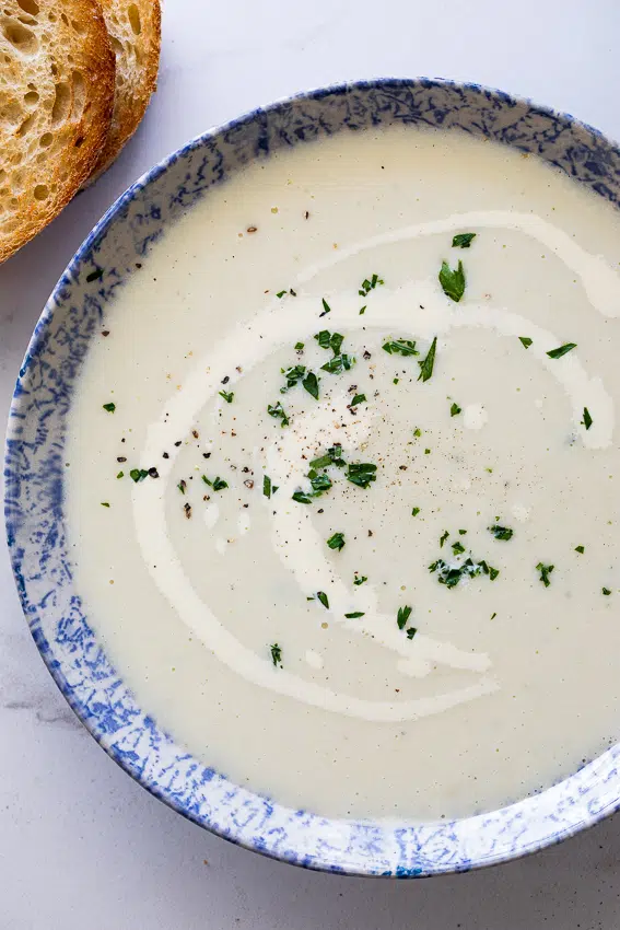 Potato leek soup