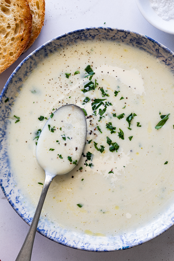 Potato and leek soup