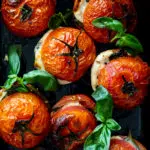 Roasted Caprese tomatoes