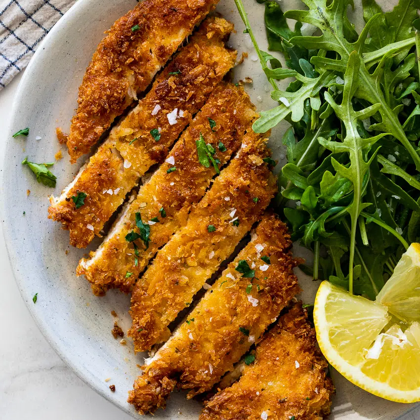 Crispy Chicken Schnitzel