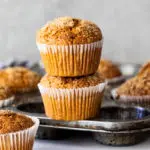 Cinnamon brown sugar pumpkin muffins