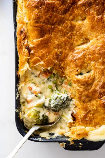 Creamy vegetable pot pie