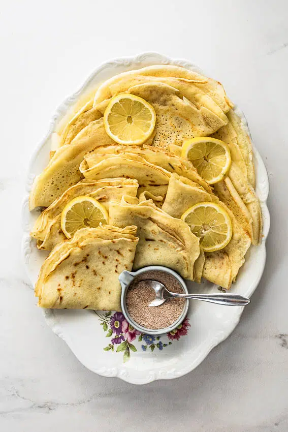 Easy French crepes