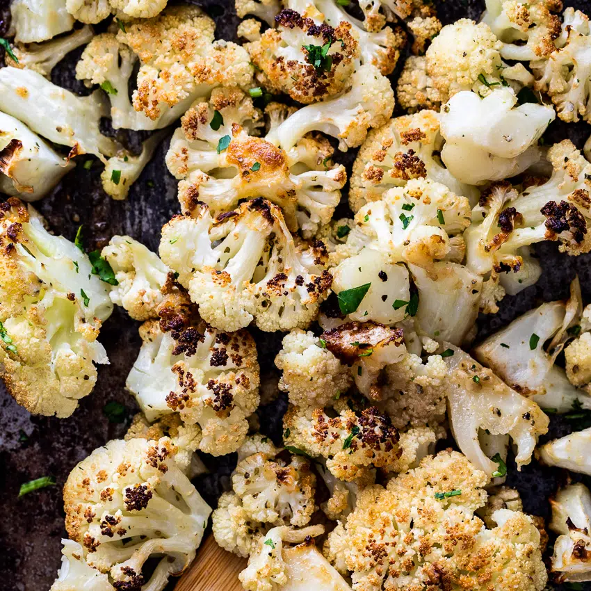 Garlic Parmesan cauliflower