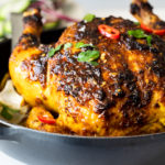 Indian-spiced roast chicken
