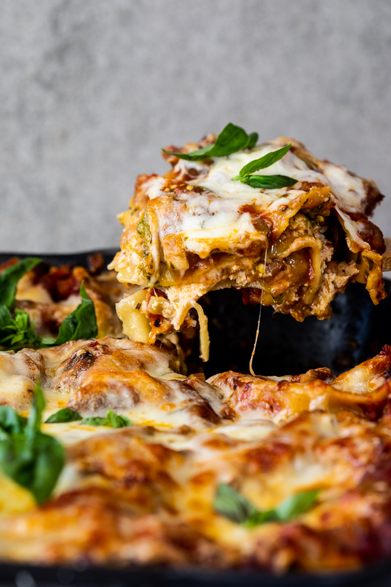 Super cheese meat free lasagna