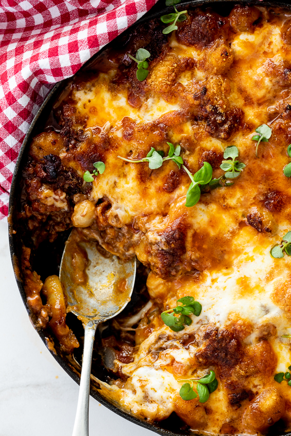 Bolognese baked gnocchi - Simply Delicious