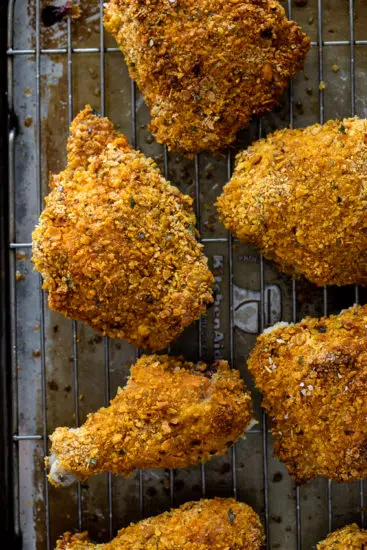 Baked cornflake chicken