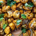 Easy Curry Roasted Cauliflower