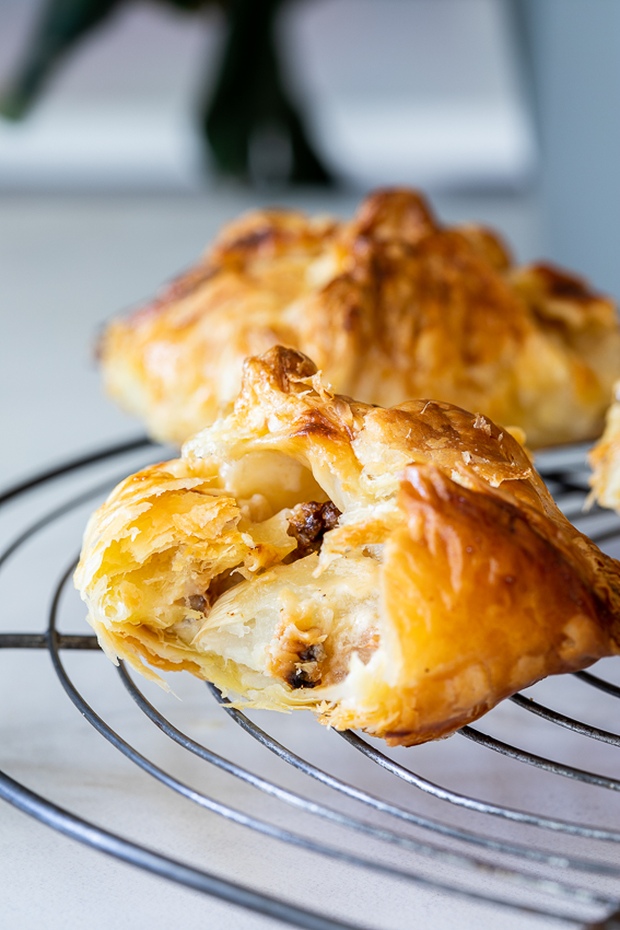 Cauliflower cheese pastries