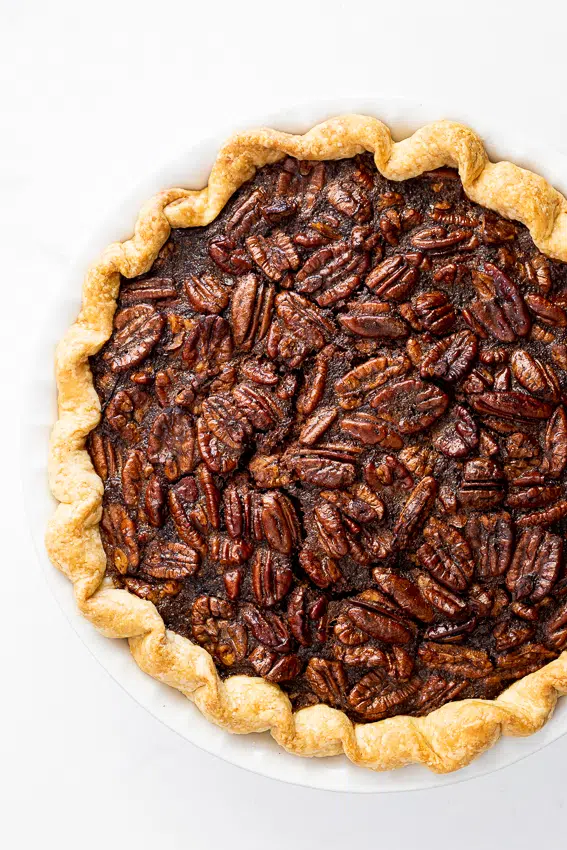 Cinnamon brown sugar pecan pie