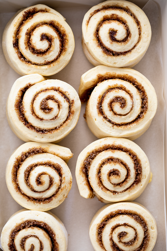 Cinnamon rolls with chai icing