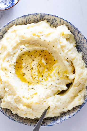 Parmesan garlic mashed potatoes