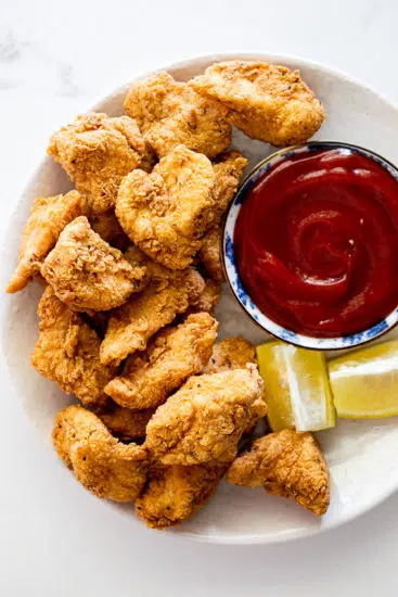 Homemade chicken nuggets