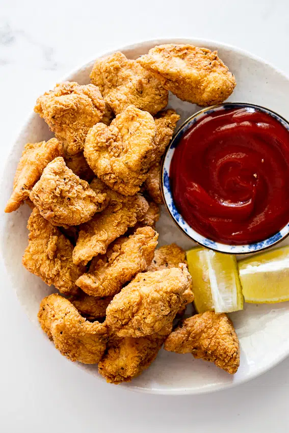 Homemade chicken nuggets