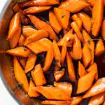 Orange Brown Sugar Glazed Carrots