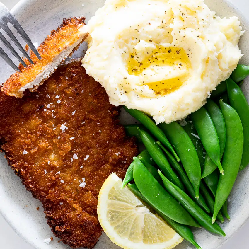 Pork schnitzel