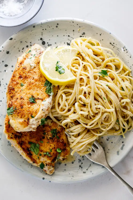 Creamy lemon Parmesan chicken