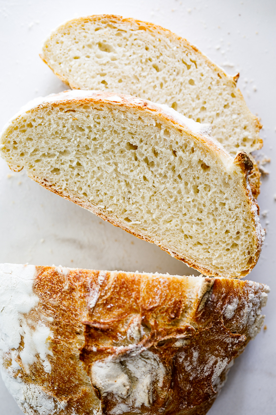 Simple Crusty White Bread Recipe