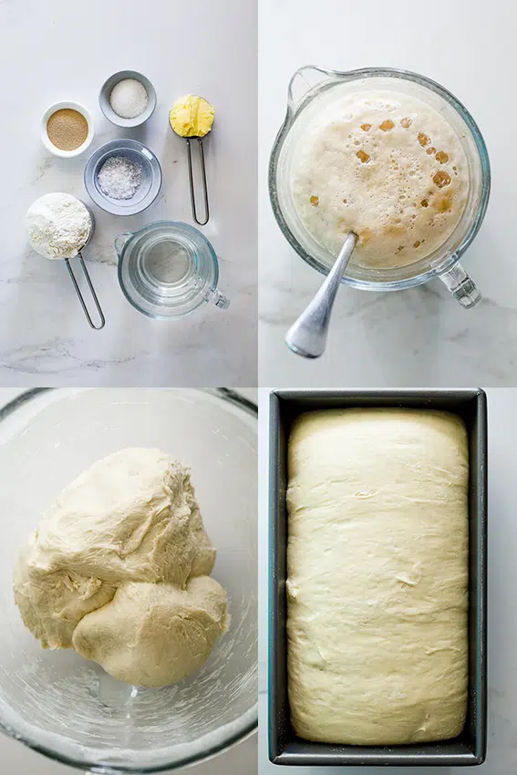 How to make easy white bread.
