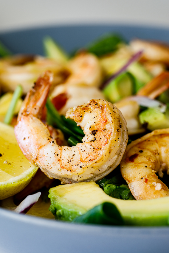 Easy lemon shrimp salad