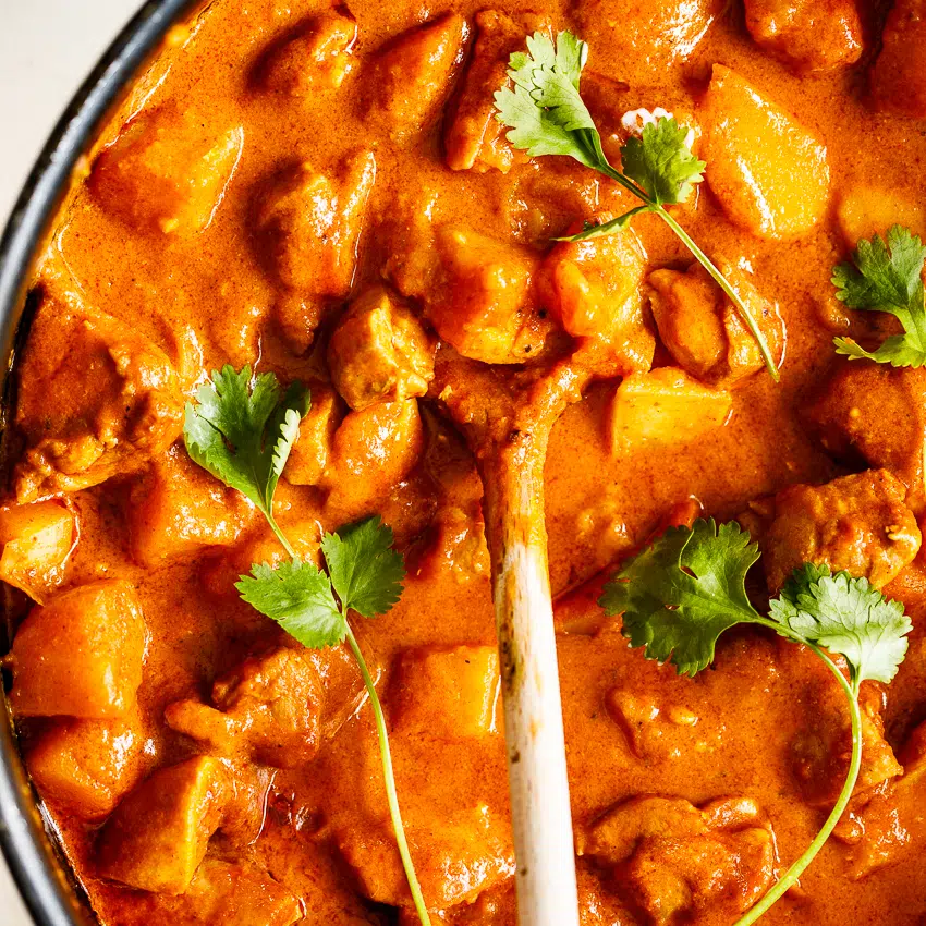 Easy chicken potato curry