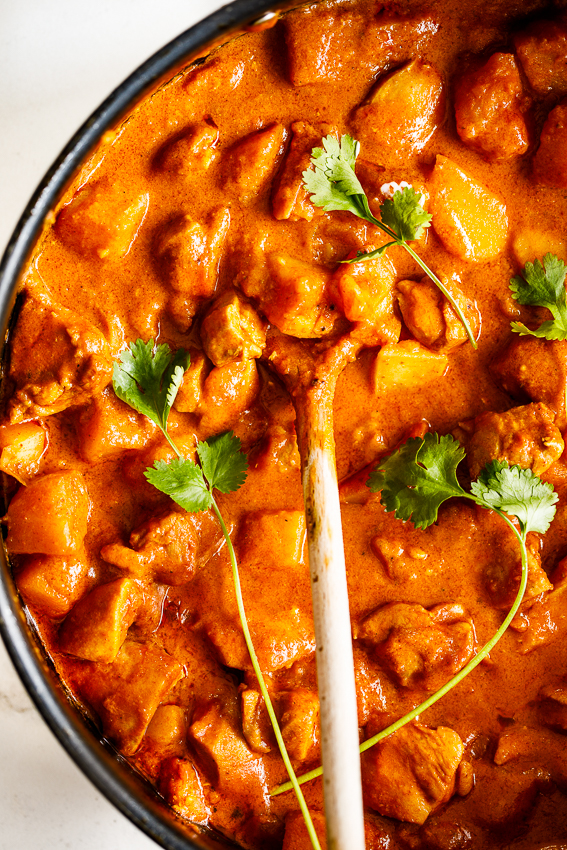 Easy chicken potato curry