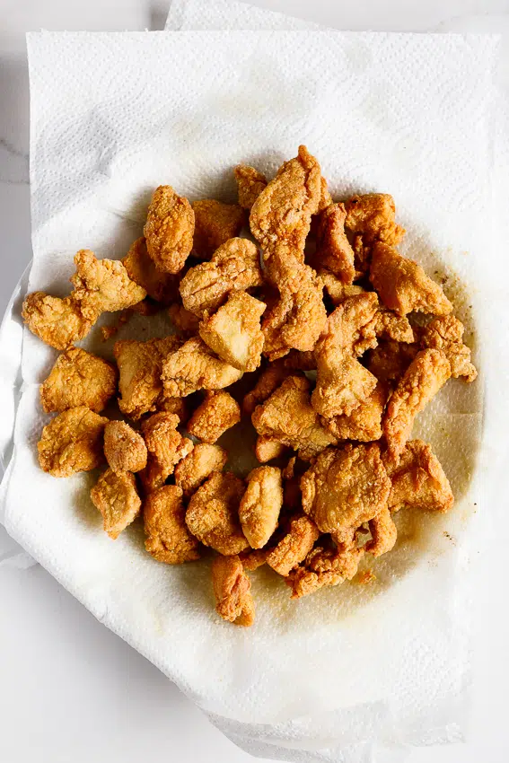Crispy fried chicken