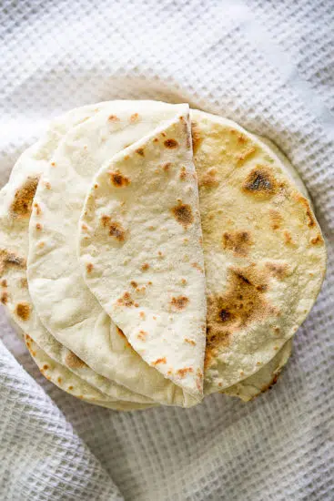 homemade flour tortillas