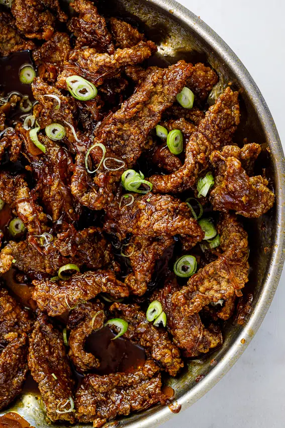 Honey soy crispy beef.