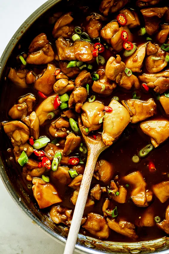 Easy coconut caramel chicken