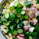 Lemon orzo salad