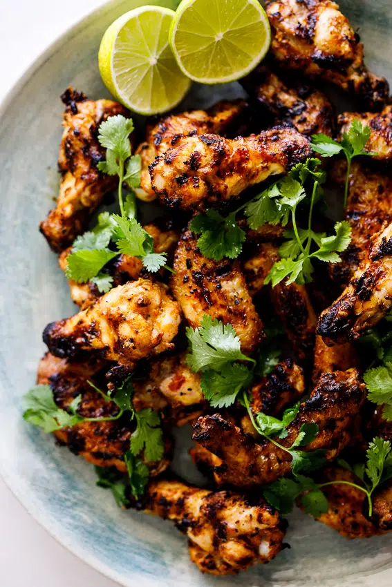 Tandoori grilled chicken wings