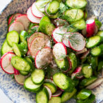 Easy cucumber radish salad