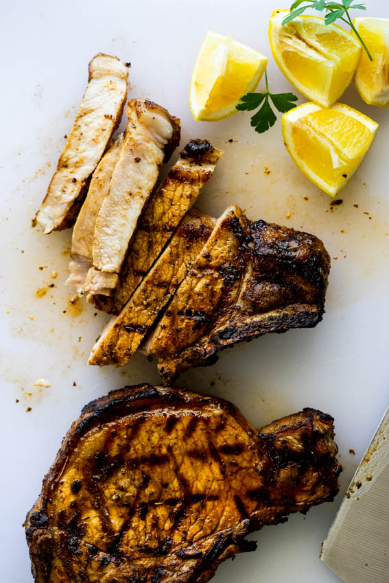 Easy Grilled pork chops