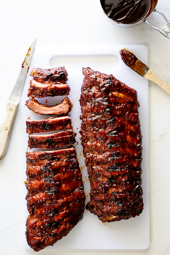 Bbq ribs outlet sauce