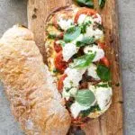 Melted Caprese Sandwich