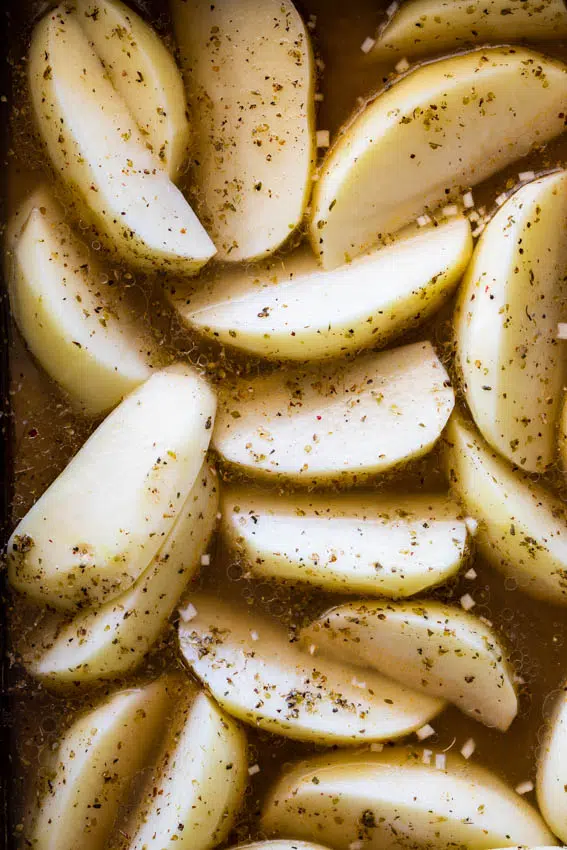 Greek lemon potatoes