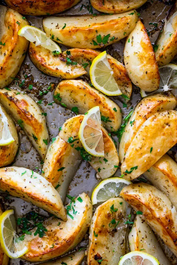 Greek lemon potatoes