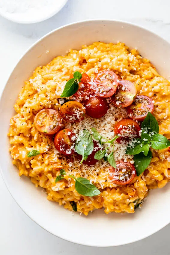 Instant pot tomato risotto